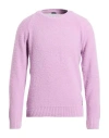 Why Not Brand Man Sweater Mauve Size M Acrylic, Wool In Purple