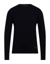 Why Not Brand Man Sweater Midnight Blue Size S Wool, Viscose, Nylon, Cashmere In Black