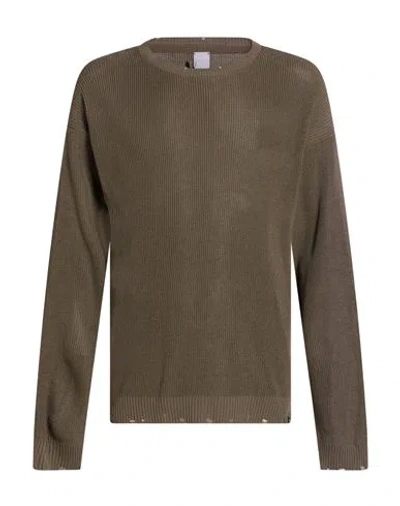 Why Not Brand Man Sweater Military Green Size S Textile Fibers In Brown