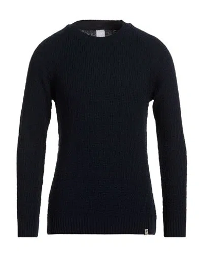 Why Not Brand Man Sweater Navy Size M Acrylic, Wool In Black