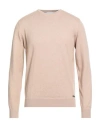 Why Not Brand Man Sweater Sand Size L Cotton, Cashmere In Neutral