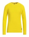 Why Not Brand Man Sweater Yellow Size M Acrylic, Wool In Yellow