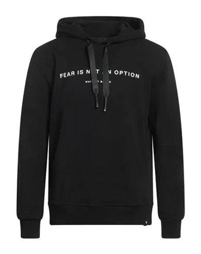 Why Not Brand Man Sweatshirt Black Size L Cotton