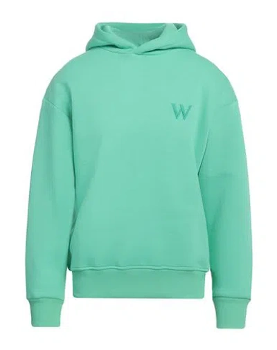 Why Not Brand Man Sweatshirt Light Green Size Xxl Cotton, Polyester