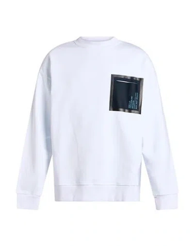 Why Not Brand Man Sweatshirt White Size L Cotton