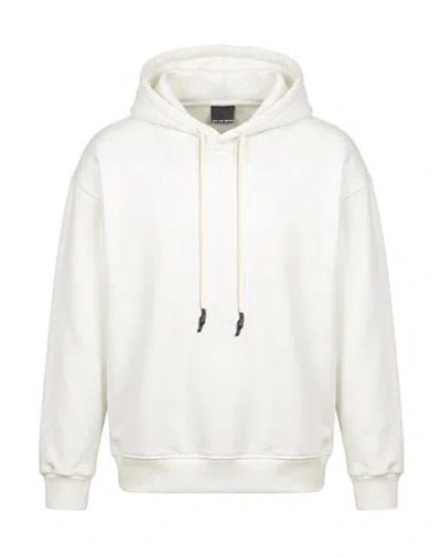 Why Not Brand Man Sweatshirt White Size L Cotton, Polyester