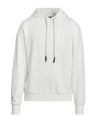 Why Not Brand Man Sweatshirt White Size M Cotton, Polyester