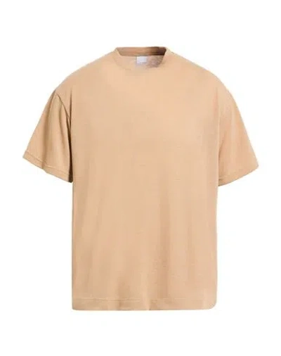 Why Not Brand Man T-shirt Beige Size M Polyester, Viscose, Elastane In Neutral