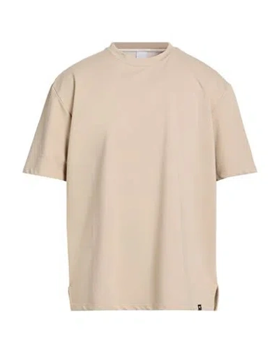 Why Not Brand Man T-shirt Beige Size Xxl Cotton, Polyester, Elastane In Neutral