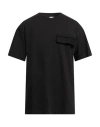Why Not Brand Man T-shirt Black Size L Cotton In Black