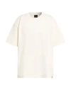Why Not Brand Man T-shirt Ivory Size Xxl Cotton, Polyester, Elastane In White
