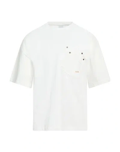 Why Not Brand Man T-shirt White Size L Cotton