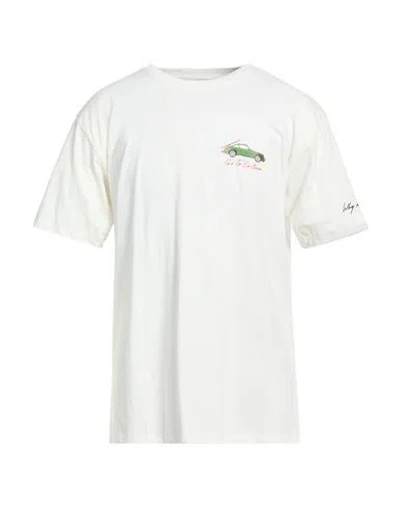 Why Not Brand Man T-shirt White Size M Cotton