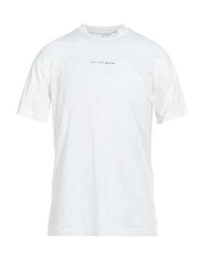 Why Not Brand Man T-shirt White Size S Cotton