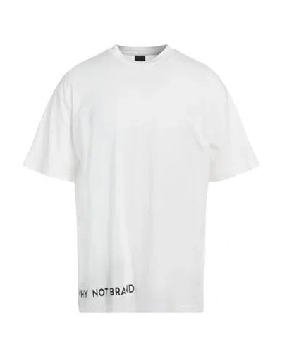 Why Not Brand Man T-shirt White Size Xxl Cotton