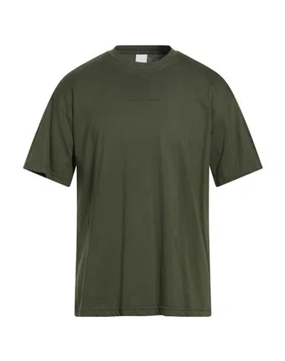 Why Not Brand Man T-shirt Military Green Size Xl Cotton In Gray