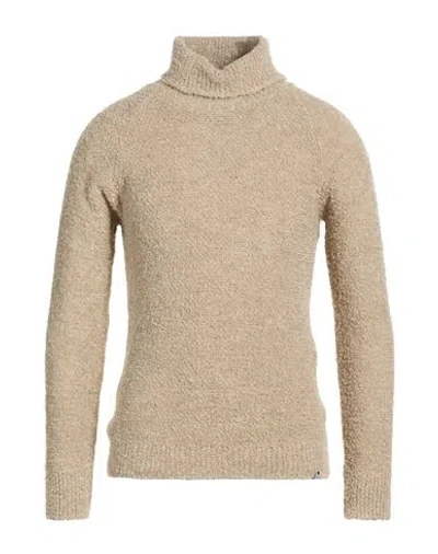 Why Not Brand Man Turtleneck Beige Size Xl Acrylic, Wool In Brown