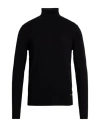 Why Not Brand Man Turtleneck Black Size Xl Viscose, Nylon