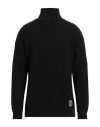 Why Not Brand Man Turtleneck Black Size Xxl Acrylic, Wool In Black