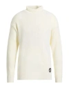 Why Not Brand Man Turtleneck Cream Size Xl Acrylic, Wool In White