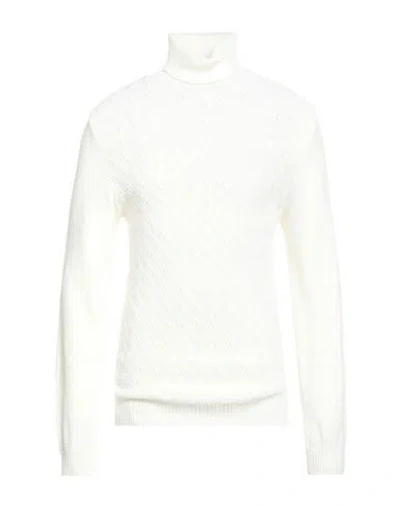 Why Not Brand Man Turtleneck Cream Size Xl Acrylic, Wool In White