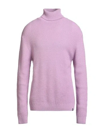 Why Not Brand Man Turtleneck Lilac Size Xl Acrylic, Wool