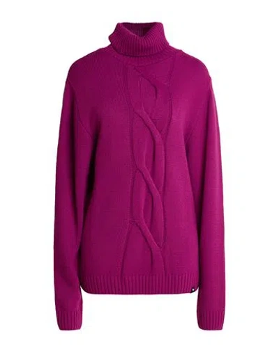 Why Not Brand Man Turtleneck Mauve Size L Acrylic, Wool In Purple