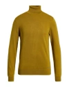 Why Not Brand Man Turtleneck Mustard Size Xl Viscose, Nylon In Yellow
