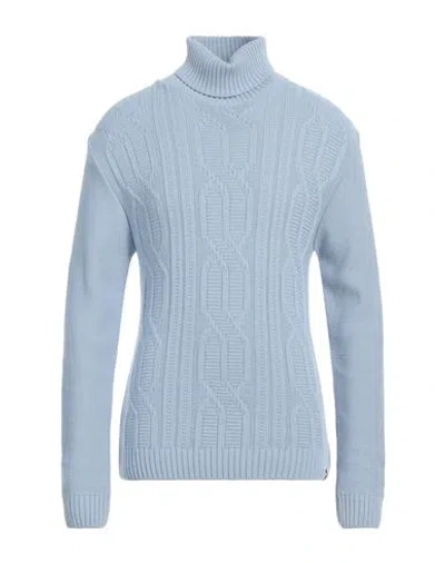 Why Not Brand Man Turtleneck Sky Blue Size L Acrylic, Wool