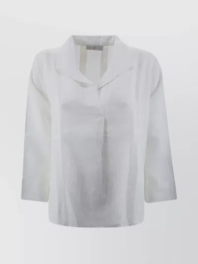 Whyci Linen Polo Shirt Visible Texture In Gray
