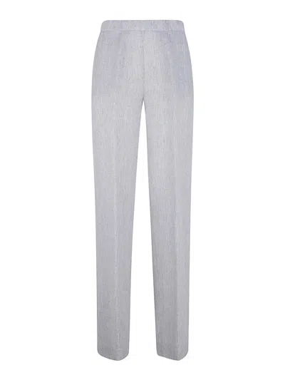 Whyci Stright Wide Leg Trousers In Green