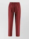 Whyci Trousers Linen Elastic Waistband