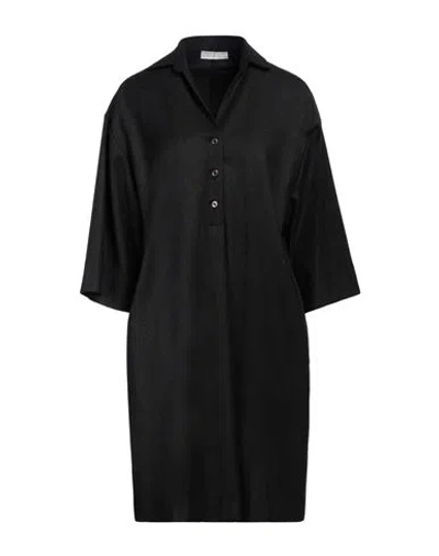 Whyci Woman Mini Dress Charcoal Size 6 Wool, Polyester, Viscose, Elastane In Grey