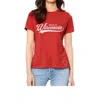 Wi-wear Made In Wisconsin Ladies T-shirt In Red In Red