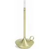 Wick By Graypants Wick Rechargeable Table Light In Brass