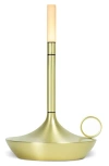 Wick By Graypants Wick Short Rechargeable Table Light In Brass