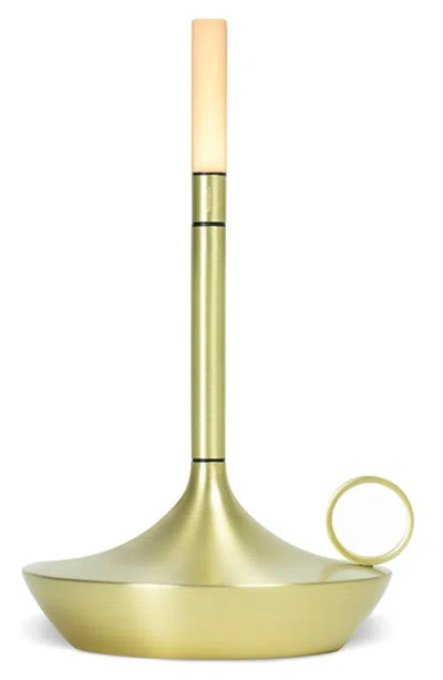 Wick By Graypants Wick Short Rechargeable Table Light In Brass