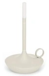 Wick By Graypants Wick Short Rechargeable Table Light In Mist Gray