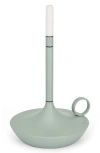 Wick By Graypants Wick Short Rechargeable Table Light In Sage Green