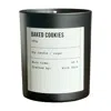 Wick Guru Black / Neutrals / White Baked Cookies Scented Candle – Butter, Vanilla & Sugar Scent In Multi