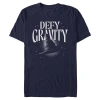 Wicked Defy Gravity Witch Hat Graphic T-shirt In White