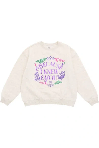 Wicked Fleece Crewneck Pullover In White