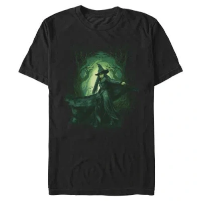 Wicked: For Good Wicked For Good Elphaba Green Forest  Graphic T-shirt In Black
