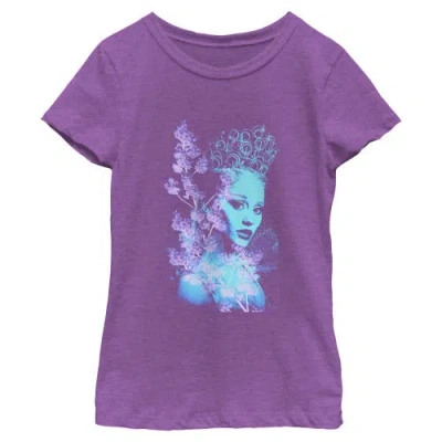 Wicked: For Good Kids'  Girl's Wicked For Good Glinda Double Exposure Portrait  Graphic T-shirt