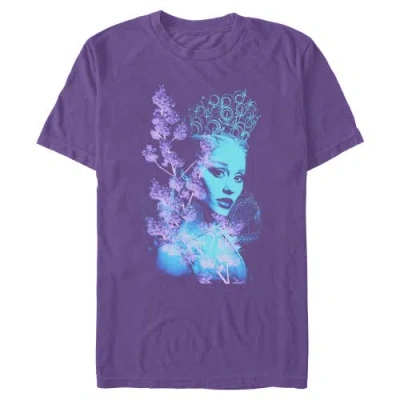 Wicked: For Good Wicked For Good Glinda Double Exposure Portrait  Graphic T-shirt In Purple