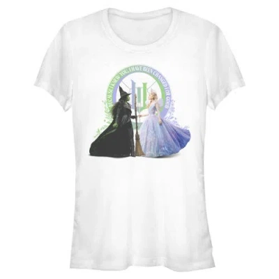 Wicked: For Good Kids'  Junior's Wicked For Good Elphaba And Glinda I Have Been Changed  Graphic T-shirt In White