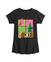 Wicked Little Girls Elphaba Glinda Graphic Tee In Black