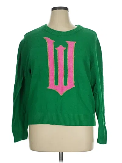 Pre-owned Wicked Pullover Sweater In Green