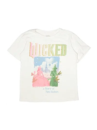 Pre-owned Wicked Kids' Short Sleeve T-shirt In Ivory