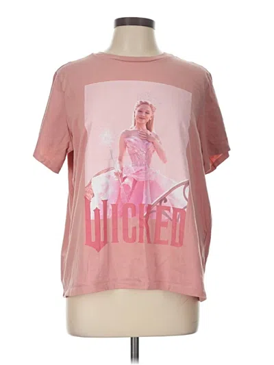 Pre-owned Wicked Short Sleeve T-shirt In Pink